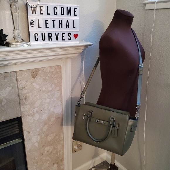 NWT COACH BLAKE CARRYALL GREEN - Picture 4 of 16